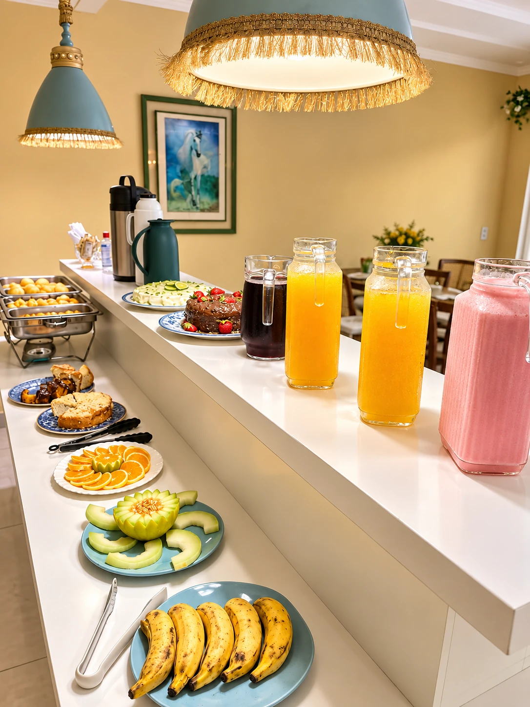 Sucos e frutas